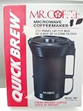 Mr Coffee QUICK BREW Microwave Coffee Maker [with Travel Lid]
