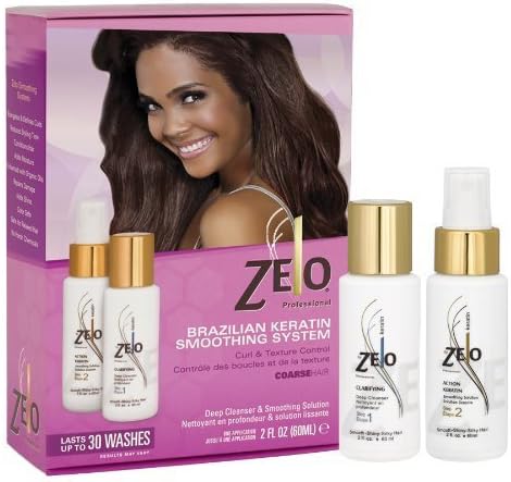 Zelo Brazilian Keratin Curl & Texture Control Hair Smoothing System