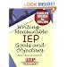 Writing Measurable IEP Goals and Objectives