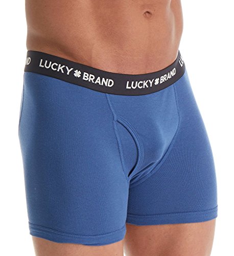 Lucky Cotton 1X1 Rib Boxer Briefs - 3 Pack (161PB01)