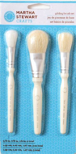Martha stewart crafts decoupage gilding brush set, 33334