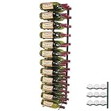 Vintage View 36-Bottle Wall Mounted Wine Storage Rack