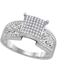 0.30CTW-DIA MICRO-PAVE RING