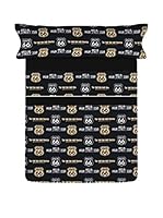 Casa Campo  Juego De Sábanas Missouri (Negro)