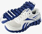 Reebok Zigtech Zig Fuel Running Trainers white / marine blue / silver grey