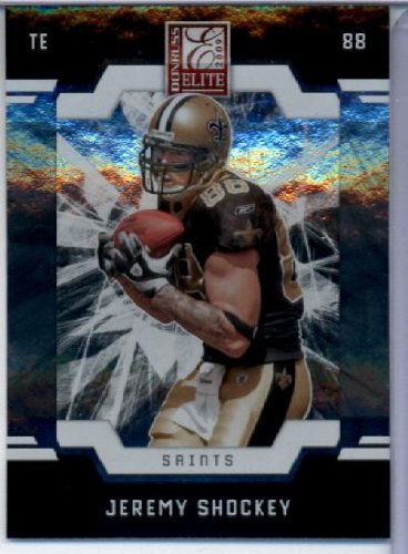 2009 Donruss Elite Football Card # 62 Jeremy Shockey New Orleans Saints Mint Condition - Shipped In Protective ScrewDown Display Case!!