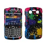 Paint Splatter Design Hard Cover Crystal Case for Blackberry Bold 9700