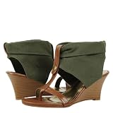 51kqBNNI54L. SL160  Sherry75n Ankle Cuff T Strap Wedge Sandal CHESTNUT