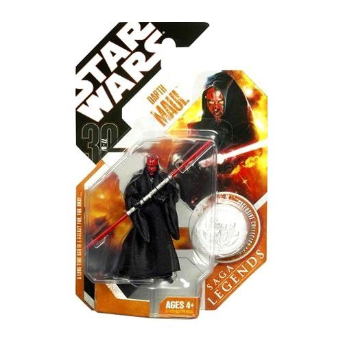 Darth Maul with Collector Coin - Star Wars Saga Legends