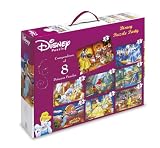 Jigsaw Puzzle - Disney Princess - 8 in 1 Carry Case