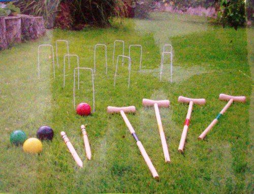 Childrens Toyshop  Toys : Wooden Croquet Set