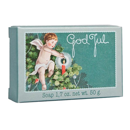 Victoria Swedish Christmas Soap - Angel in Christmas Tree 1.7oz soap bar
