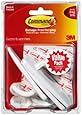 Command Large Plastic Hooks, White, 3 Hooks