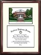 East Carolina University Scholar Scholar Mahogany Framed Lithograph w/Diploma Opening