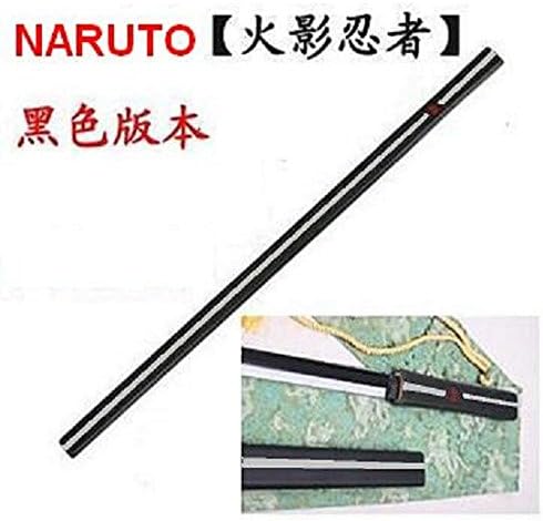 S3113 Japanese Anime Naruto Sasuke Kusanagi Sword Gun Metal Blade White Edge 40"