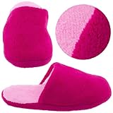 Hot Pink Slip On Slippers for Women