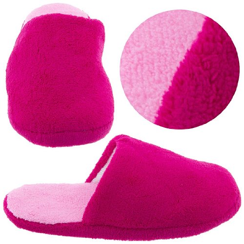Hot Pink Slip On Slippers for Women