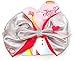Jojo Siwa 11479782 Silver Metallic Hair Bow Pony Kids Accessory