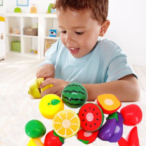 FEITONG® 1 Set Cutting Fruit Vegetable Pretend Play Children Kid Educational Toy
