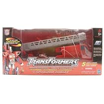 Transformers RID Robots in Disguise Deluxe Electronic light & Sound OPTIMUS PRIME Fire Truck (2001 Hasbro)