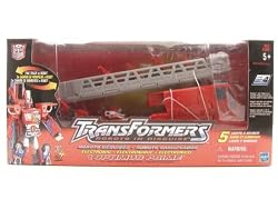 Transformers RID Robots in Disguise Deluxe Electronic light & Sound OPTIMUS PRIME Fire Truck (2001 Hasbro)