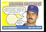 2004 Bazooka One-Liners Keith Hernandez Game Used Bat New York Mets Baseball Card - Mint Condition - Shipped In Protective ScrewDown Case!