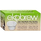Optional Coffee Paper Filter for Ekobrew Single Serve Filter, 100 Count
