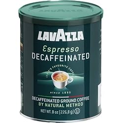 Lavazza Decaffeinated Espresso Ground Coffee, 8-Ounce Can
