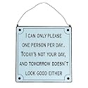 Only Please One Person Per Day Metal Wall Sign