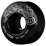 Mini-Logo S2 Wheels 51mm 101A Black (Set of 4)