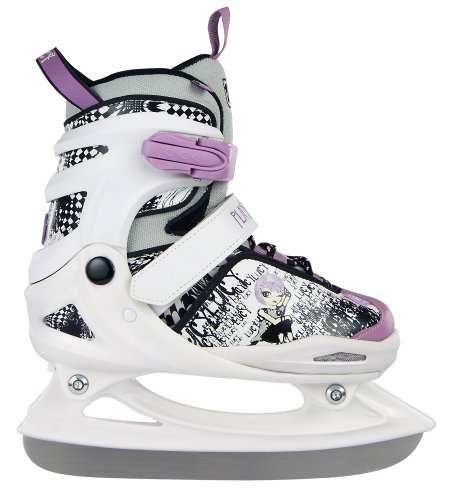 Playlife Kinder Eisskate Lucy Adujstable, wei&szlig;-pink, 38-41