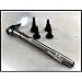 Third Generation Dr Mom Slimline Stainless LED Pocket Otoscope now includes True View Full Spectrum LED and Pocket Clip