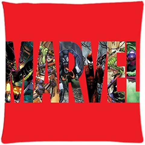 Marvel Decorative Pillow Case cover Standard size 18"X18" inch (one Side)Square Pillowcase