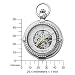 Charles Hubert 3847 Mechanical Picture Frame Pocket Watch image 5
