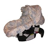 Blue Toile Infant Carseat Cover