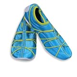 Private Label Girls Aqua Shoe, Aqua, Yellow 51kqrY P5CL. SL160 Private Label Girls Aqua Shoe, Aqua, Yellow