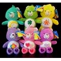 8" CARE BEARS SET OF 6 PLUSH SOFT TOYS FUNSHINE LAUGH A LOT HEART SONG SWEET DREAM SECRET BEST FRIEND