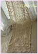 Chic/vintage Handmade Bobbin Lace Table Runner-ecru