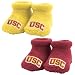 USC Trojans Cardinal/Gold 2-Pack Infant Booties Image