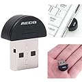 AECO Genuine USB 2.0 Bluetooth Adapter - with Low Energy Technology - Compatible with Windows 7 / Windows Vista/Windows XP