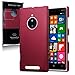 Nokia Lumia 830 Case, Terrapin [Extra Slim Fit] Hybrid Rubberized [Red] Protective Hard Case for Nokia Lumia 830 - Red