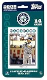 Topps MLB Baseball Cards 2008 Seattle Mariners 14 Card Team Set