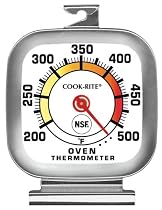 Cook Rite, 90300, Oven Thermometer, Stainless Steel