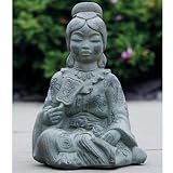 from WATSONS ORIENTAL - Girl Garden Sculpture / Ornament - Vert-de-Gris
