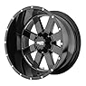Moto Metal MO962 Gloss Black Wheel With Milled Accents (18x10"/6x139.7mm, -24mm offset)