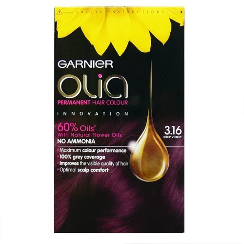  Garnier Olia Permanent Hair Colour Deep Violet - 3.16