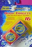 Super Soaker Soaker Tags Body Targets, 16 Targets with 2 Body Target Clips, For Use With Water Shooting Toys, Guns
