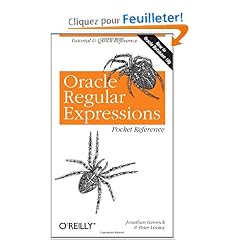 Oracle Regular Expressions Pocket Reference (en anglais)