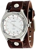 Nemesis #BB021S Men's Premium Wide Leather Strap Sports Watch