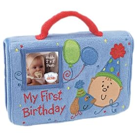 Gund My First Birthday Boy Photo Album  4" x 6"
